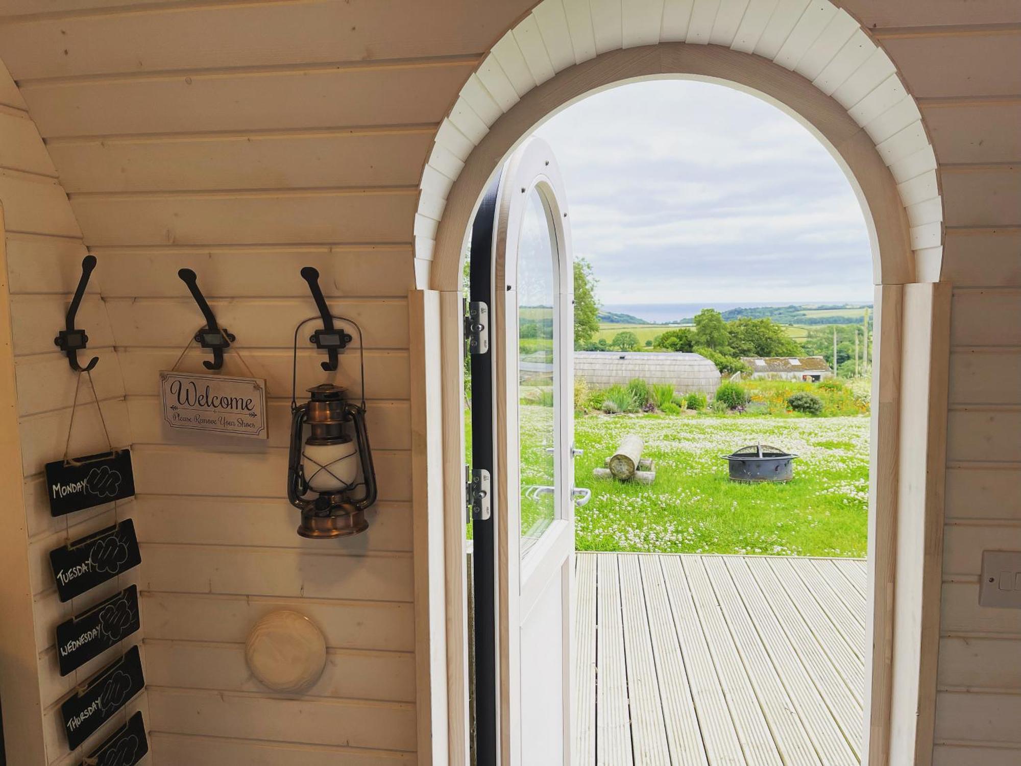 Willa Clotted Cream -Lydcott Glamping, Cornish Sea Views Looe Zewnętrze zdjęcie
