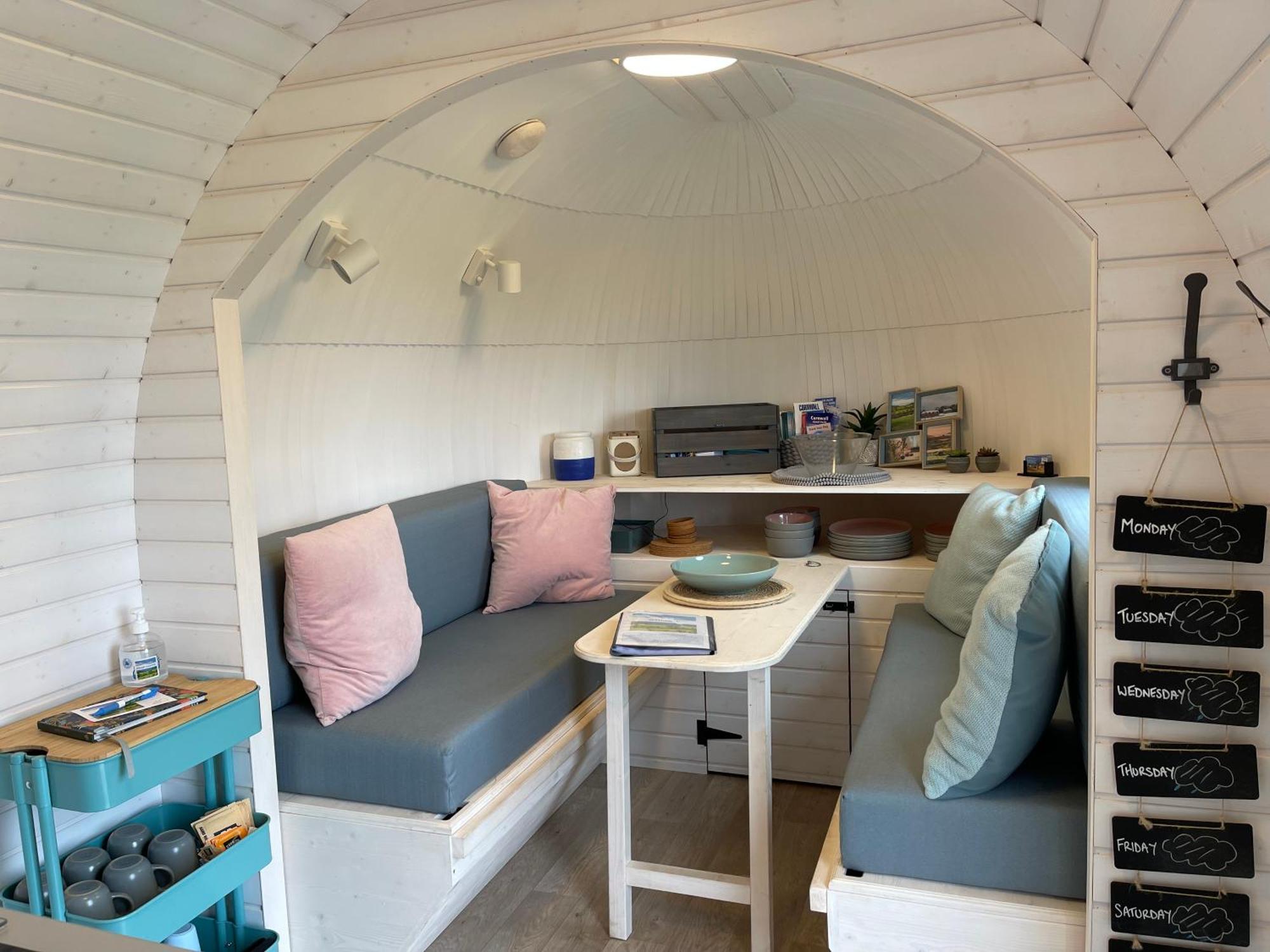 Willa Clotted Cream -Lydcott Glamping, Cornish Sea Views Looe Zewnętrze zdjęcie